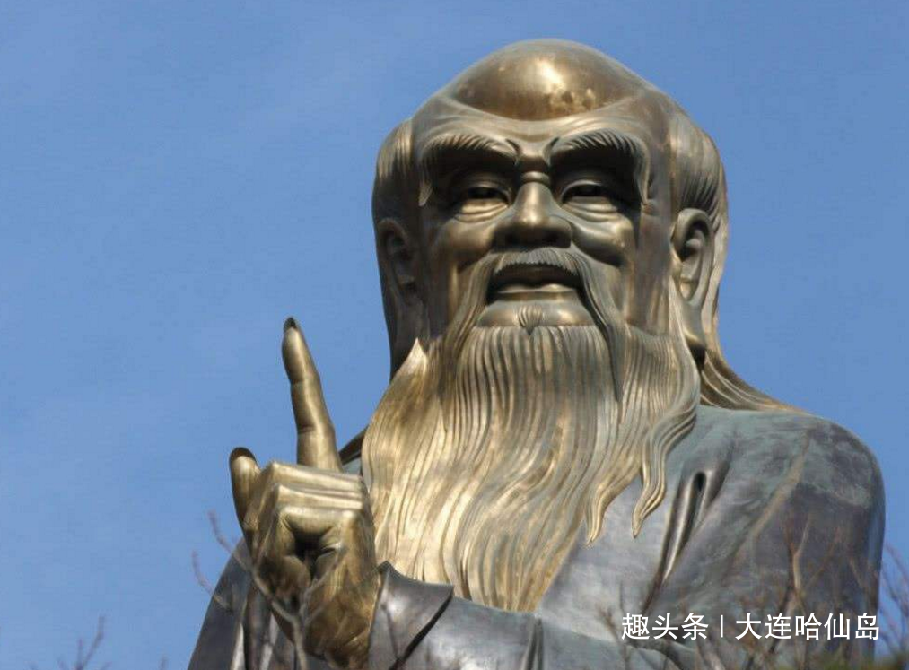 世界最奇怪的老子神像,耗费150吨铜建50米高,神像手势