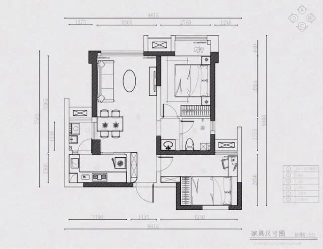 60平质感小户型,细节展现格调,高级软装 北欧设计,明亮又通透