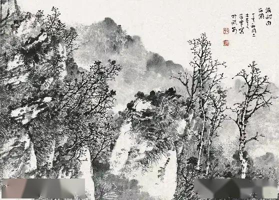 精于细节朱零山水画作品欣赏