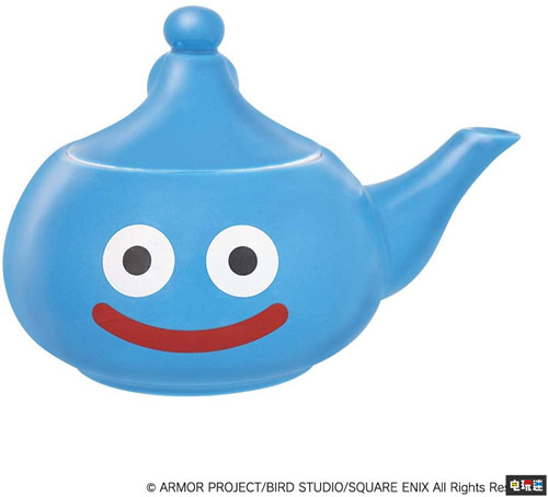 SE推出《勇者斗恶龙》史莱姆茶壶周边造型可爱_蓝色