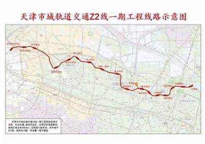 天津市域轨道交通z2线路方案公示未来将连接北京
