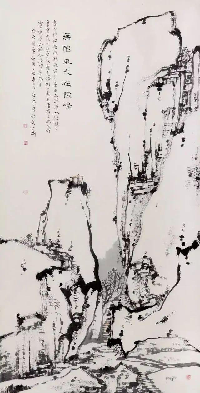 精于细节——朱零山水画作品欣赏