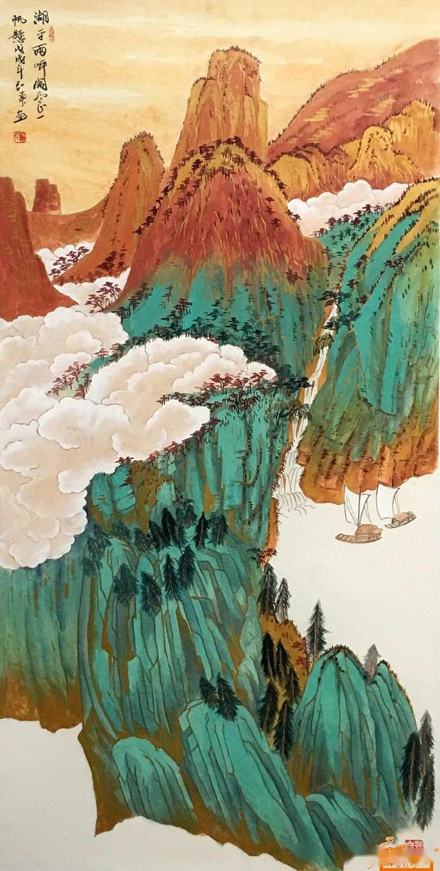 为何藏家都喜欢青绿山水画