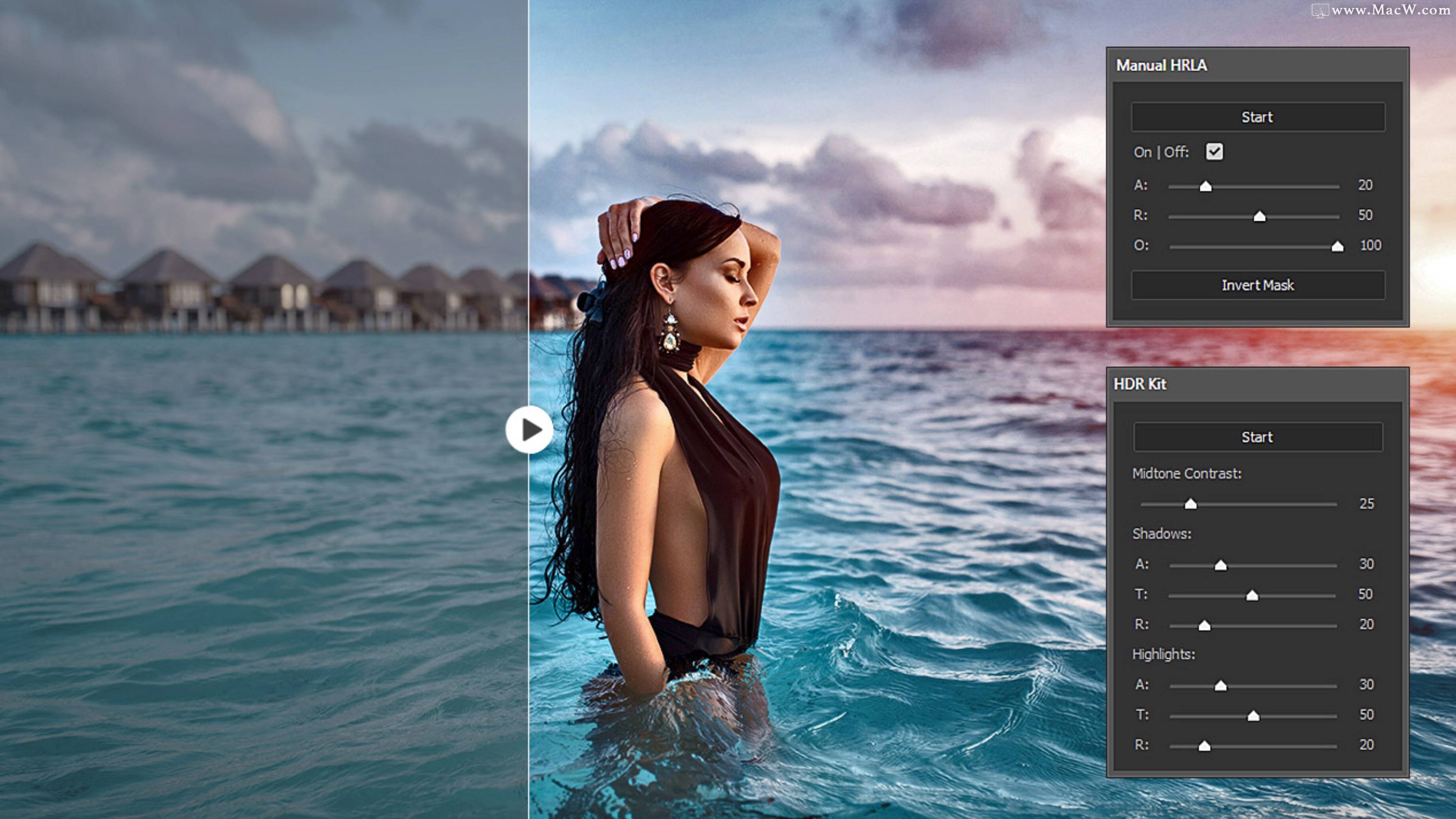 ultimate retouch for mac(ps人像精修磨皮调色插件)