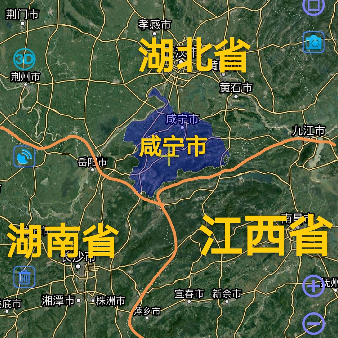 咸宁市1区1市4县,城区面积排名,最大县城因一次战役闻名全国