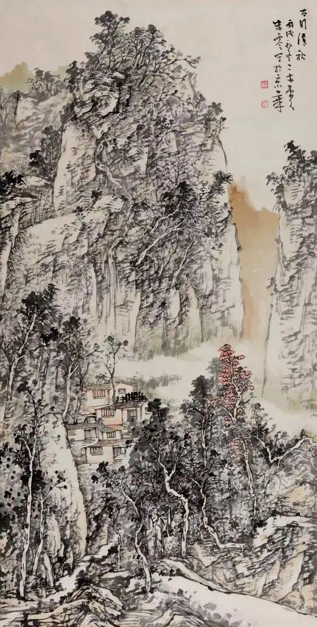 精于细节——朱零山水画作品欣赏