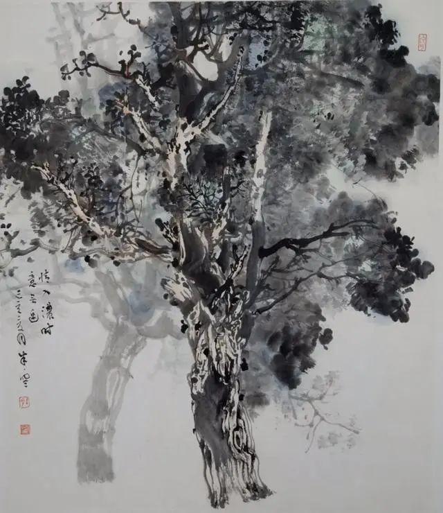 精于细节朱零山水画作品欣赏