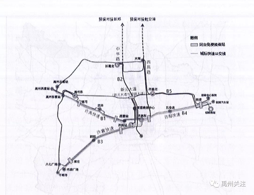 新元大道联通禹州东站与许昌北站