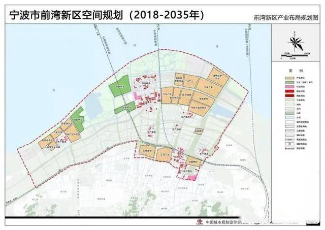 宁波前湾新区居住用地规划图
