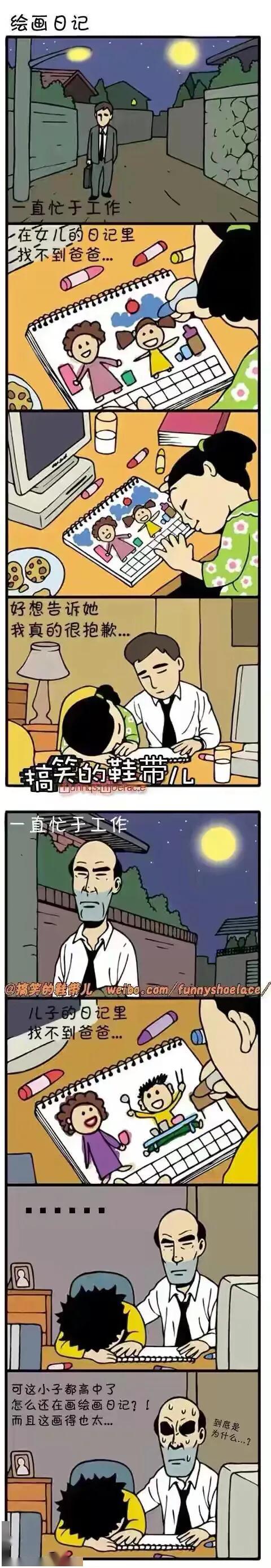 搞笑漫画:绘画日记