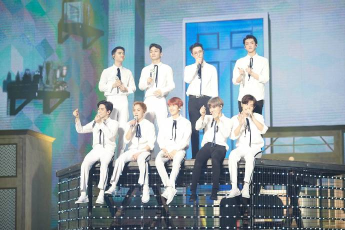 现在依旧是南韩顶流！EXO出道8周年，音源大面积
