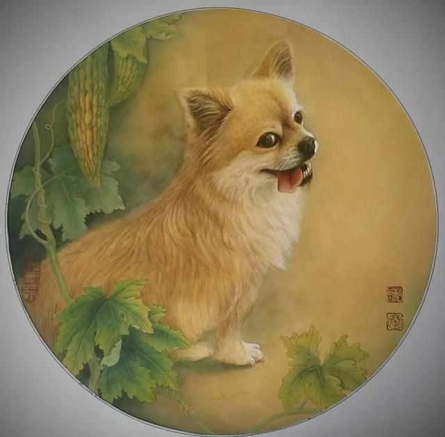 转载花鸟动物工笔画精品实在是太美了