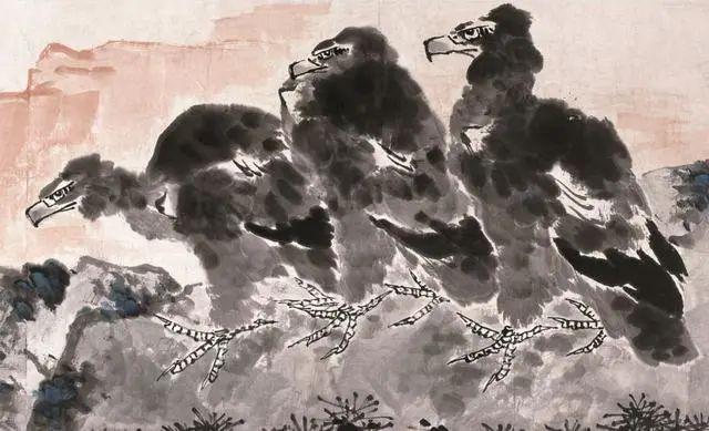 名家画鹰:为君一击,鹏抟九天
