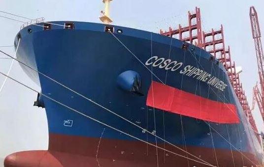 世界最大集装箱货船,中国制造