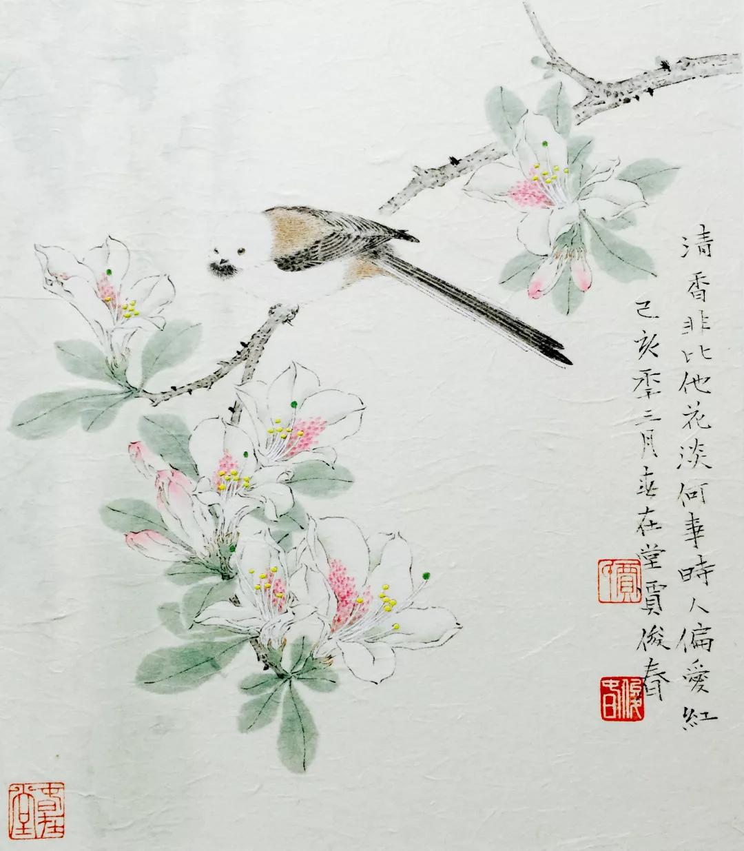 艺术推荐|笔墨绘心 展华章——艺术家贾俊春_花鸟画