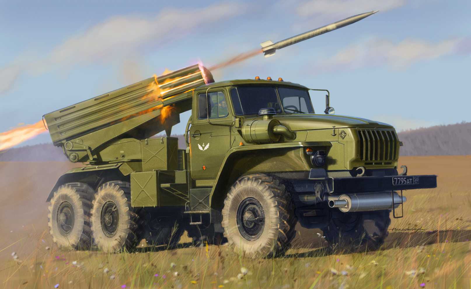 bm-21火箭炮
