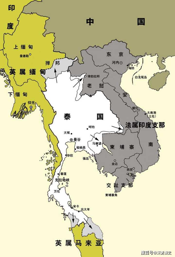 而到了二战后期,日本进攻了东南亚,然而暹罗仍然没有被占领.