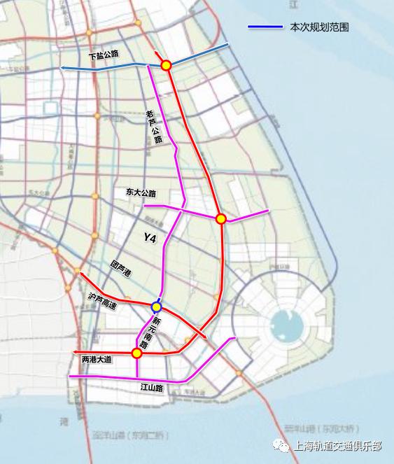 南汇临港新建y4路出入口规划公示