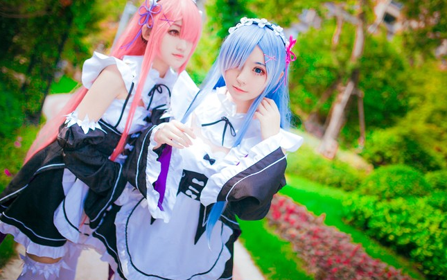 cosplay《re:从零开始的异世界生活》拉姆和雷姆