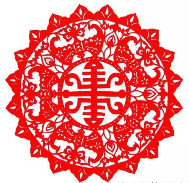 剪纸-传统文化剪纸之吉祥图案《五福捧寿》