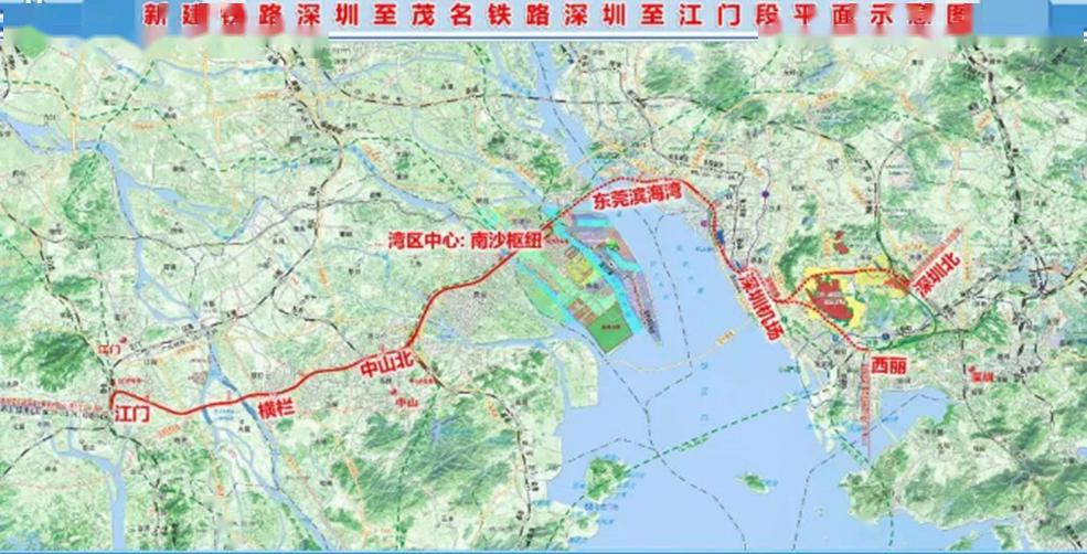 目前,规划中的四个车场建设进度以南沙港铁路为先,预计2024年修建完成