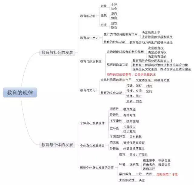 掌握这些思维导图,教师资格证考试备考事半功倍!_发展