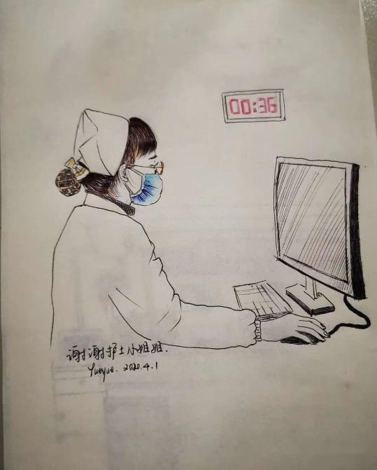 贺州一医院护士站接连收到手绘画医护人员们都惊呆了