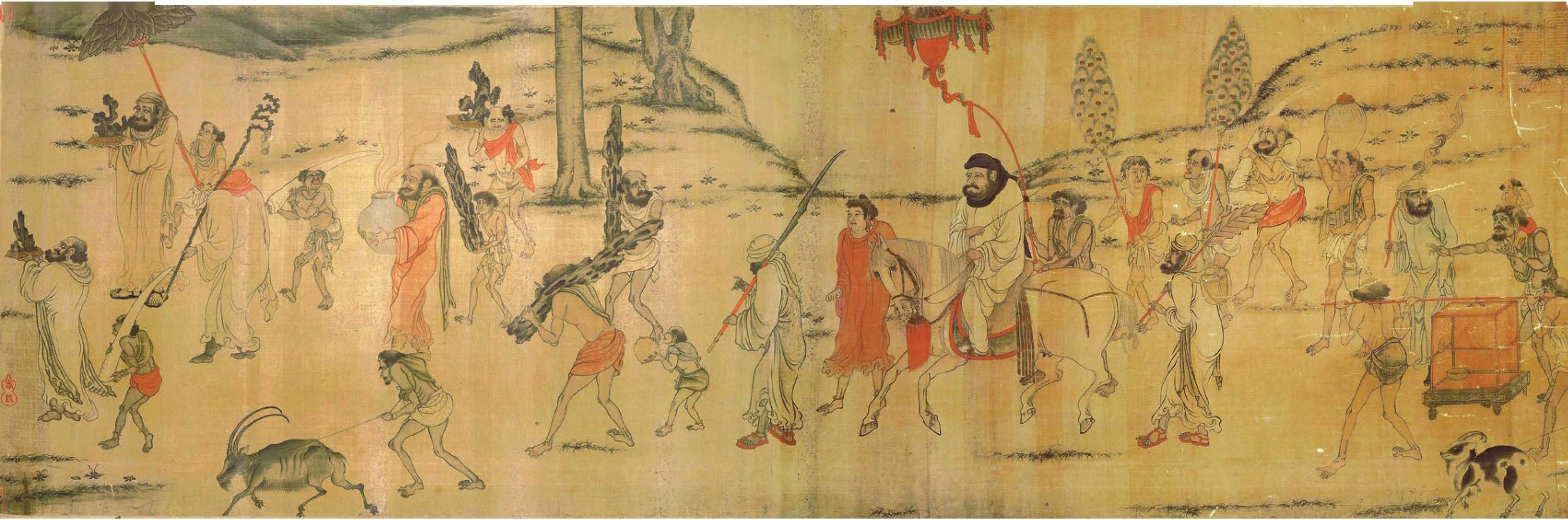 唐朝之绘画承六国之风君臣皆会画被称为国画的巅峰时期