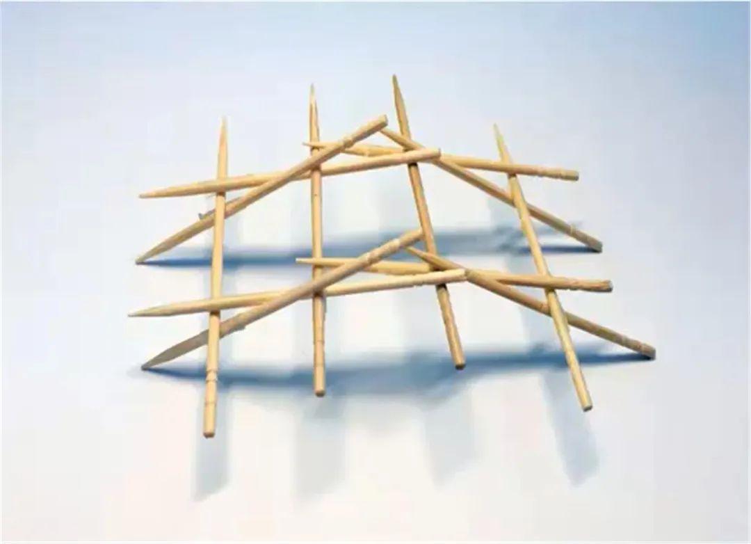 你能用五根和九根火柴棒，搭两个三角形和四个相同的小三角形吗 - 哔哩哔哩