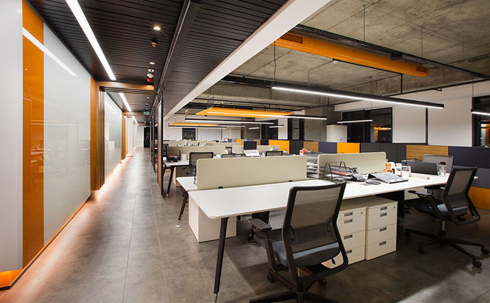 合肥办公室设计简洁大气的厂房办公楼装修设计图集