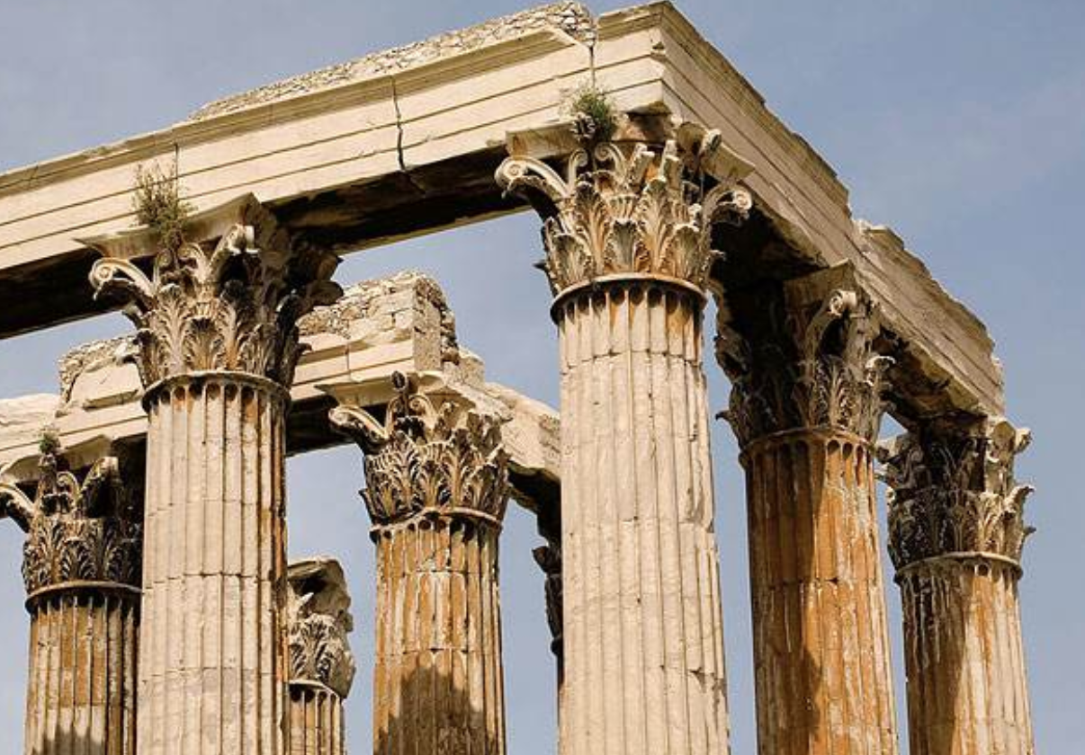 古希腊艺术之经典三大柱式║墙纸知识-搜狐