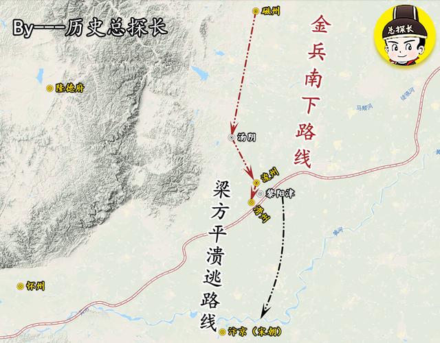 地图上的战争金国大军狂飙南下横扫宋军逼近都城