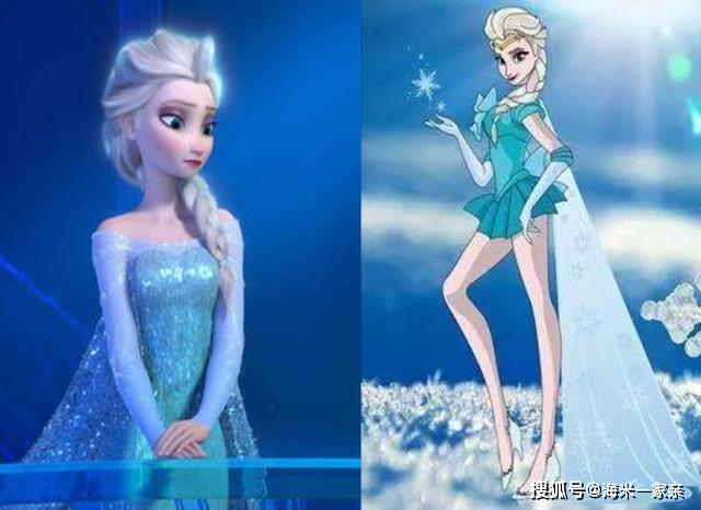 迪士尼公主版美少女战士,人均腿长一米八,艾莎公主很惊艳_白雪公主