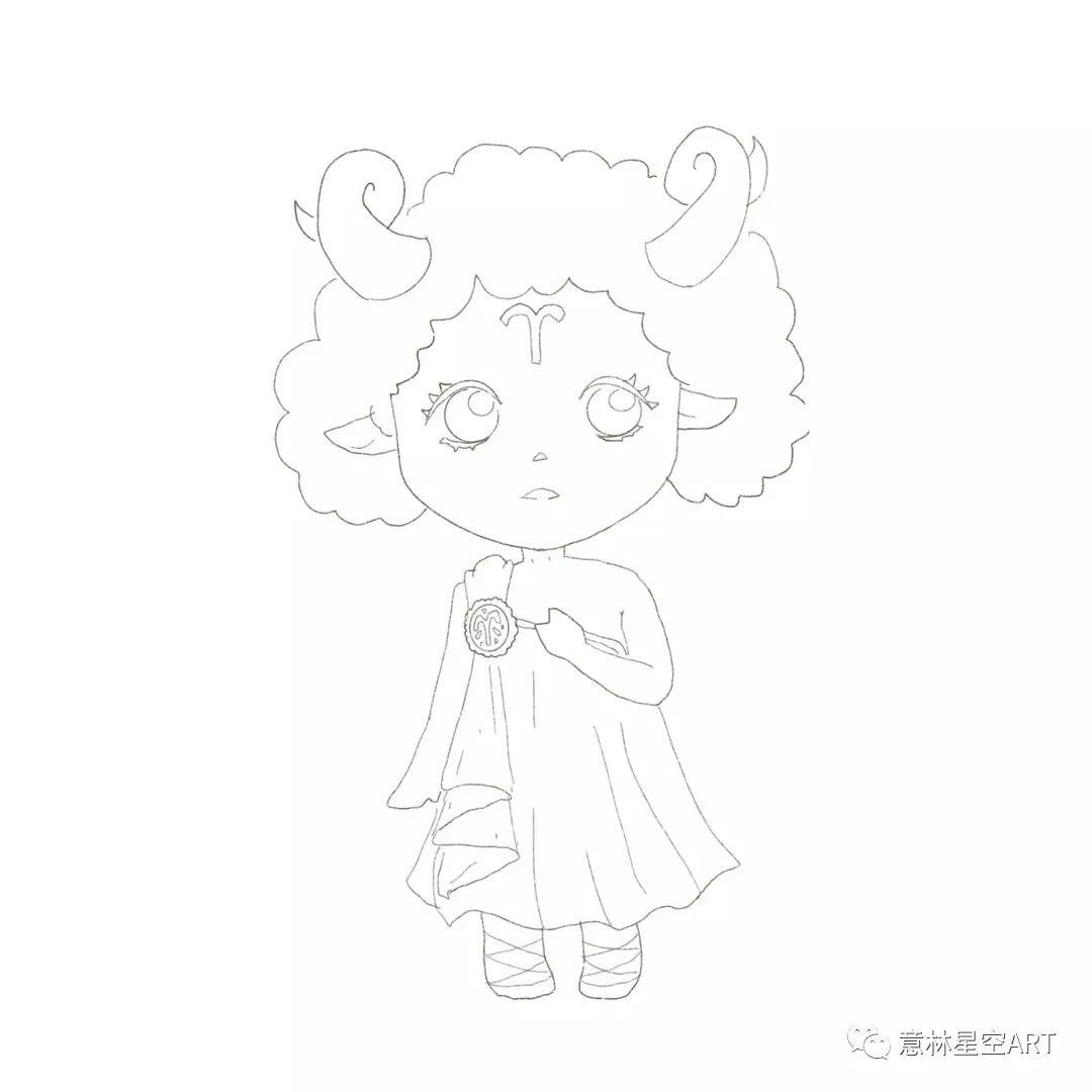 板绘小教程 | 青春有你最帅c位,刘雨昕同款星座