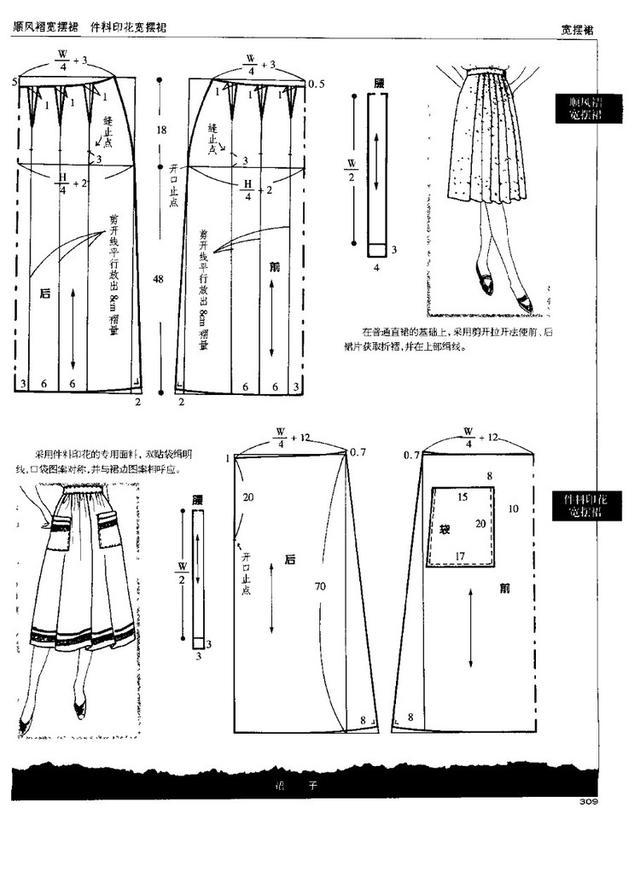 裙子制版资料