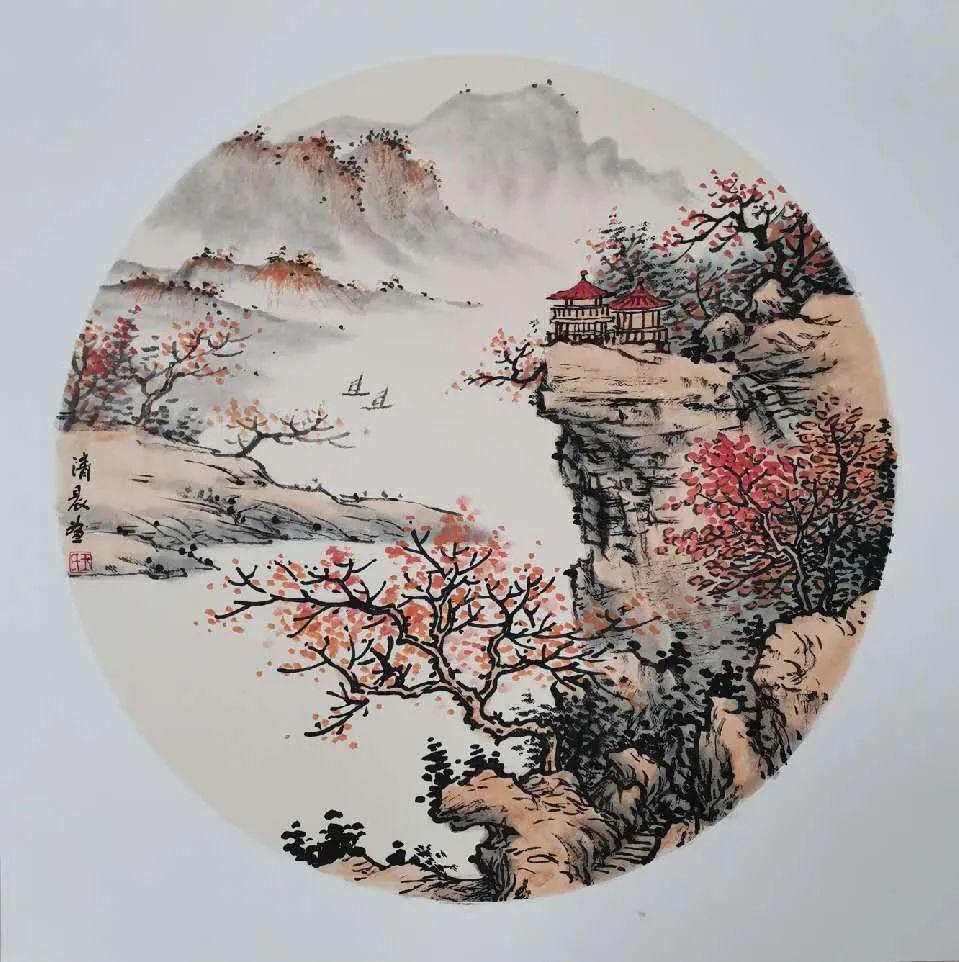 范画1 招生对象:零基础,国画爱好者.