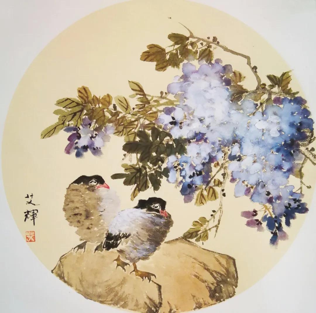 【画廊推荐】画家艾辉:花雨飞扬辉彩虹_花鸟画