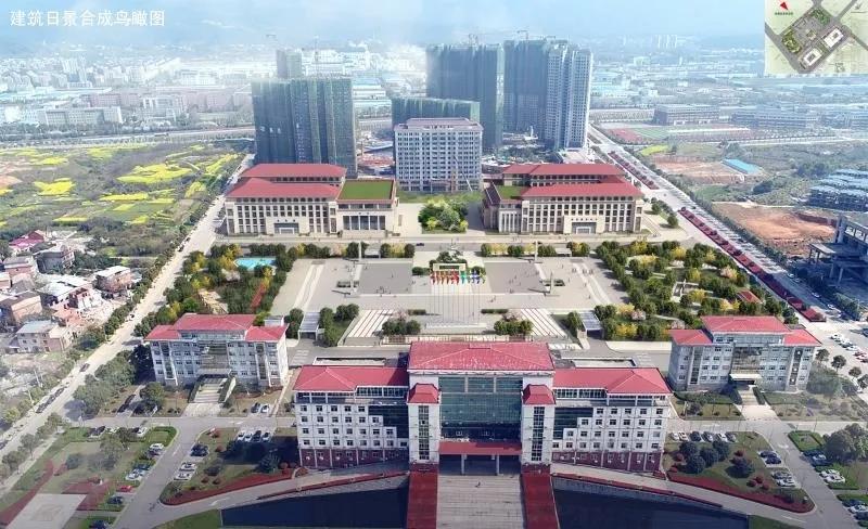 九江市柴桑区两场两中心行政服务中心文化艺术中心开工了