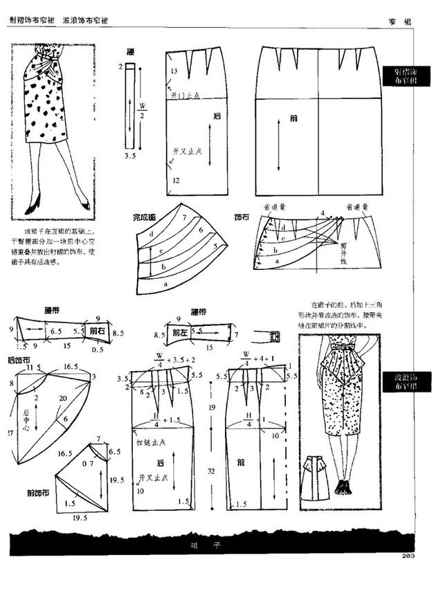 裙子制版资料