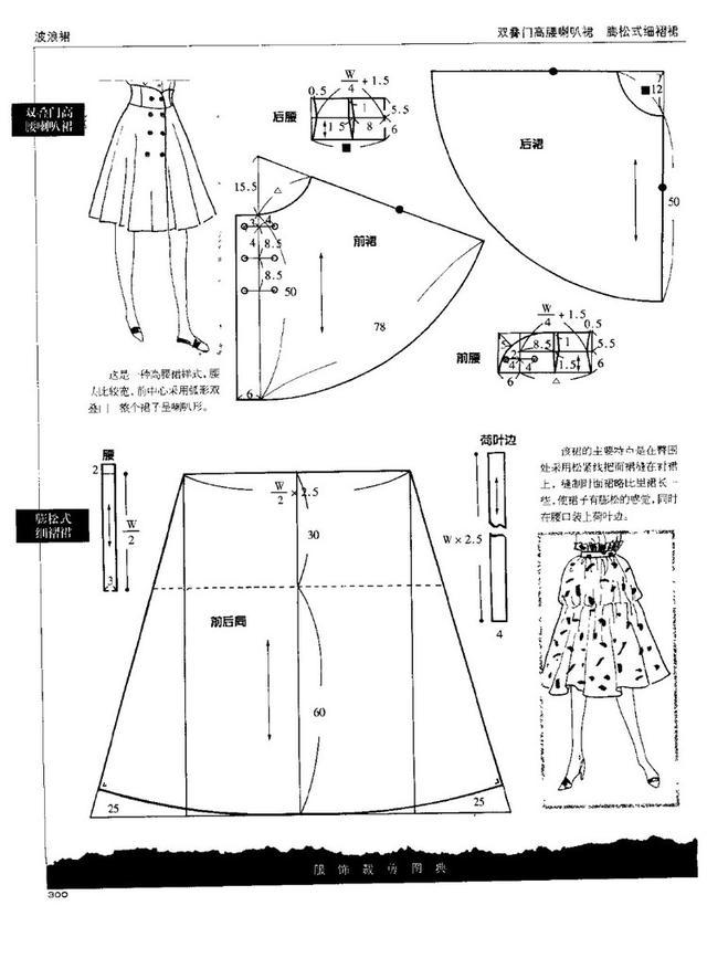 裙子制版资料