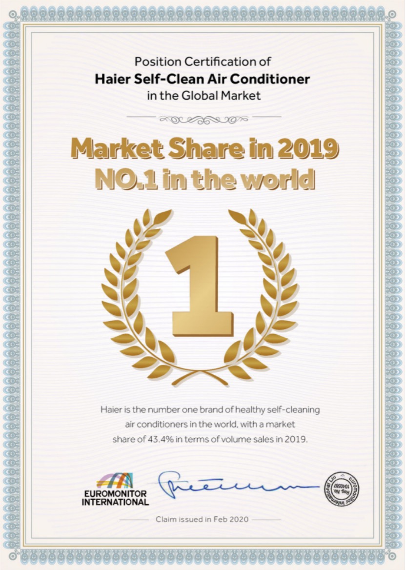 欧睿国际：海尔空调拿下3项全球第一，正大力推56度C-家电圈官网