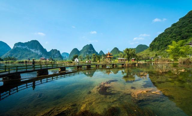 广西一个不知名的景区,网友游玩过后感叹:景色不比桂林山水差