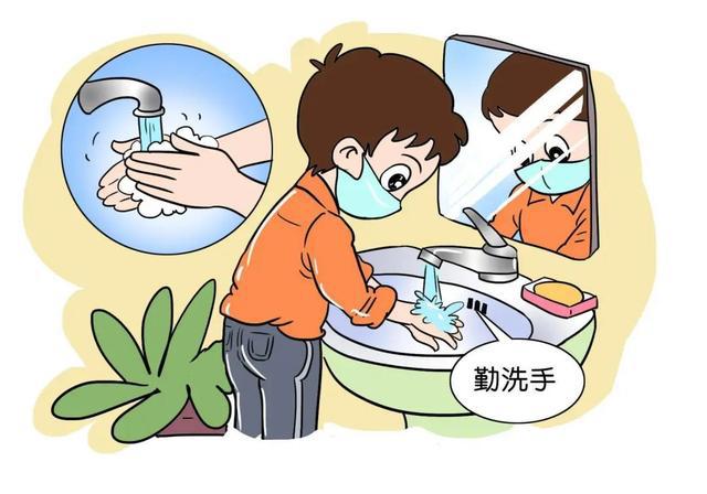 四,养成良好卫生习惯,做到勤洗手,常通风,咳嗽打喷嚏时用手肘掩住口鼻