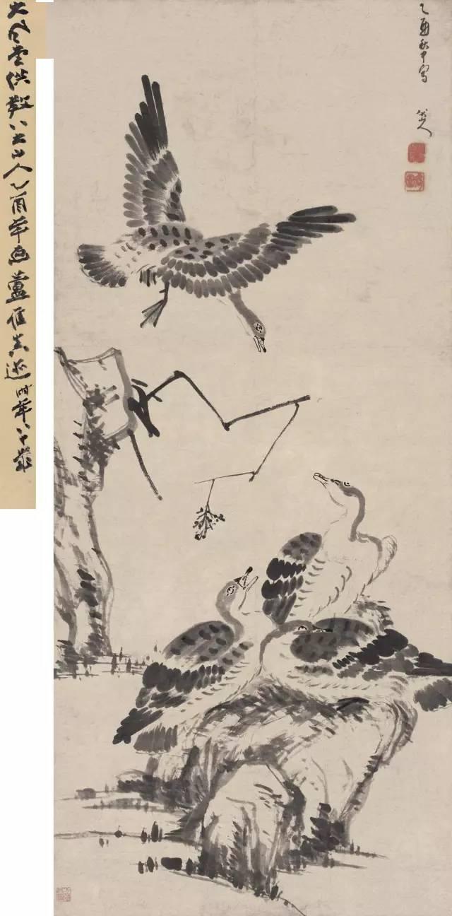 八大山人一只鸟6000万,他究竟画了一只什么奇葩鸟?