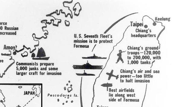 原创历史的误区美国第七舰队入侵台湾海峡与志愿军入朝无关