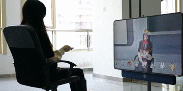 当家人欢聚一堂想要来张大合影时,tcl·xess旋转智屏更是可以通过它的