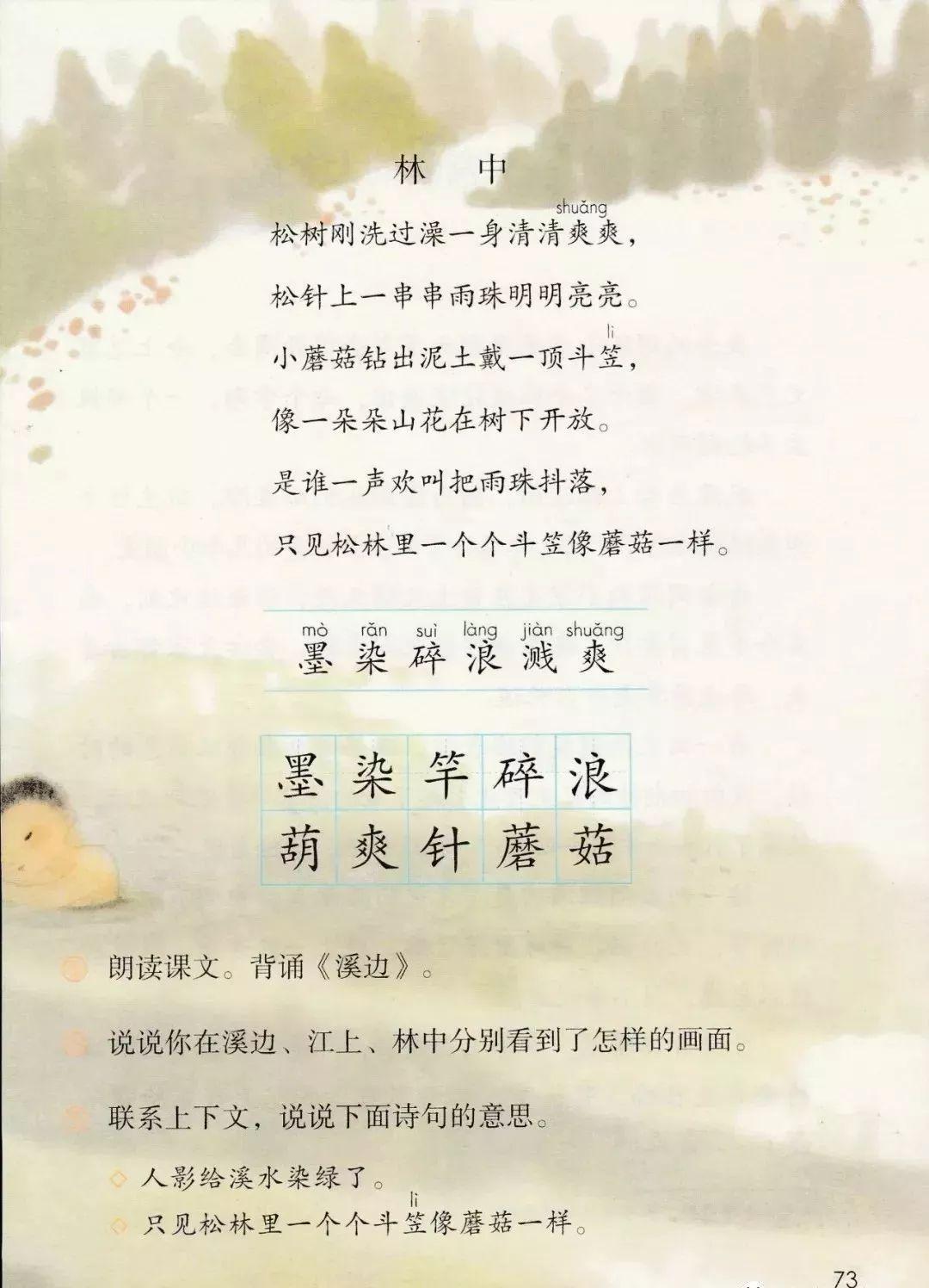 开学前,先把课文背起来(1-6年级必背课文一览表)