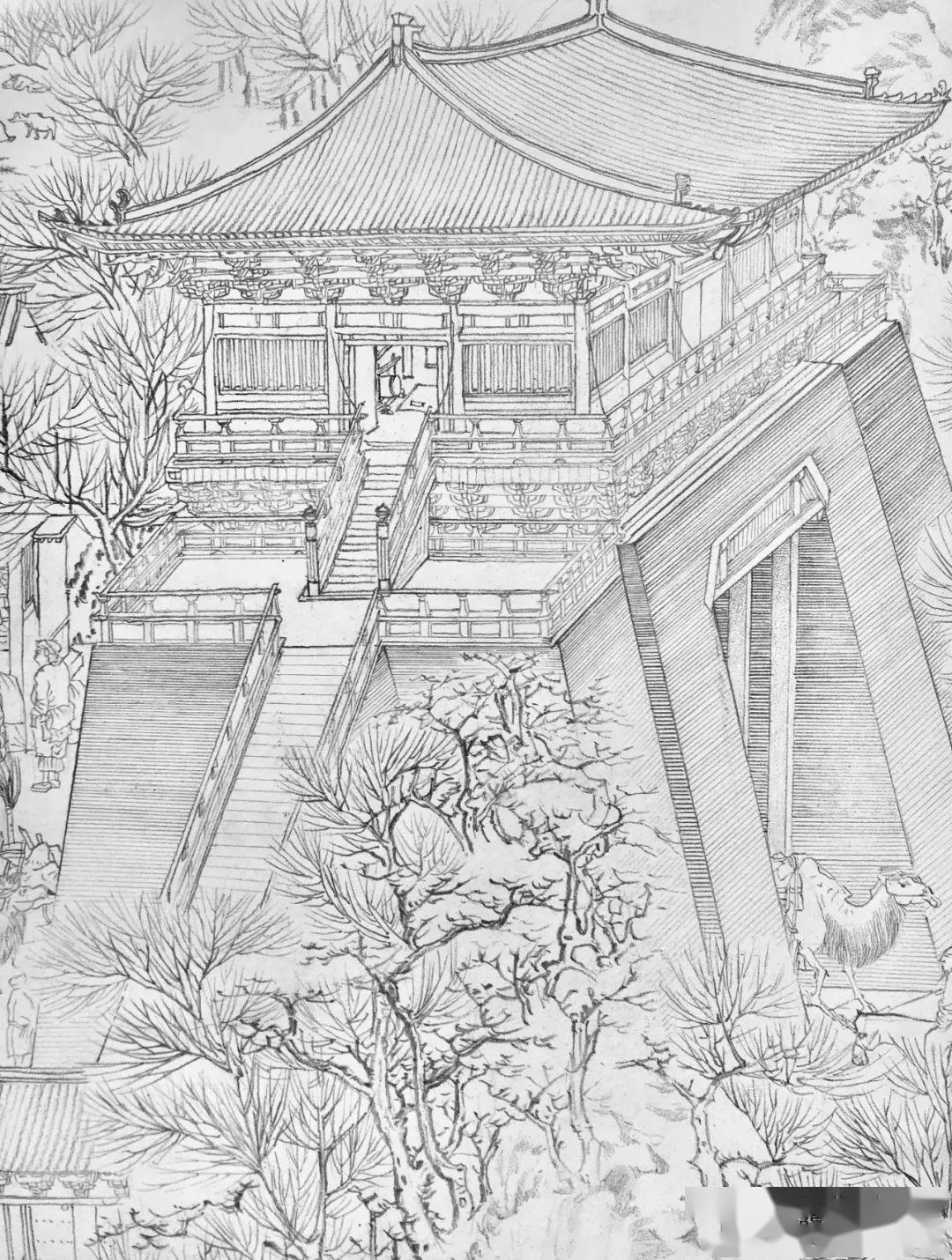 学生优秀作品-传统长卷临摹