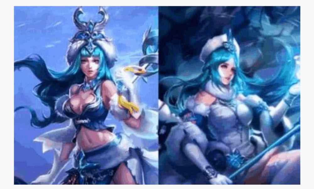 王者荣耀:只有老玩家才知道的女英雄原画,曾经的她们都有这个特点!