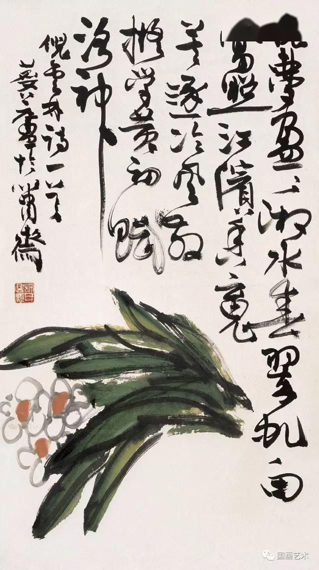 现当代名家:许麟庐写意花鸟作品欣赏_绘画